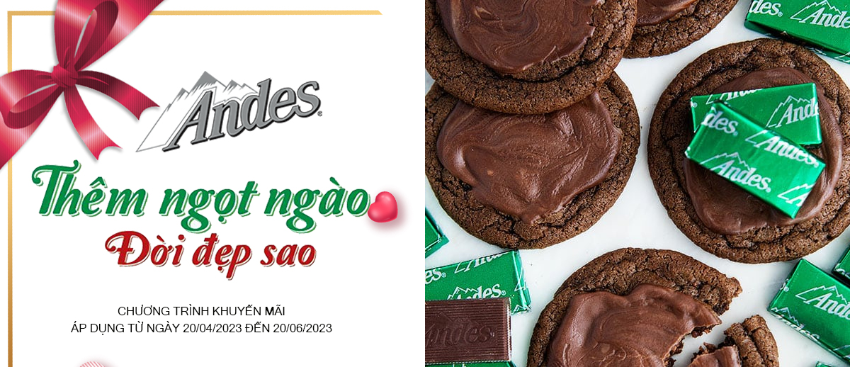 Bạn đã thử sáng tạo các món tráng miệng với socola Andes chưa