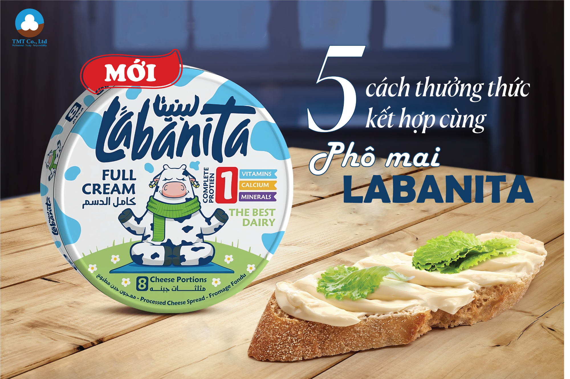 5 CÁCH TẬN HƯỞNG KẾT HỢP CÙNG PHÔ MAI LABANITA