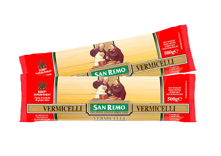  Mì Vermicelli Hiệu San Remo (500G X 12) No.2 