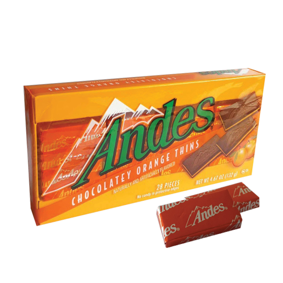 Andes - Chocolatey Orange Thins 132 g