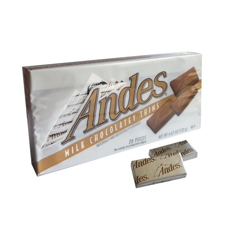 Andes - Milk Chocolatey Thins 132 g