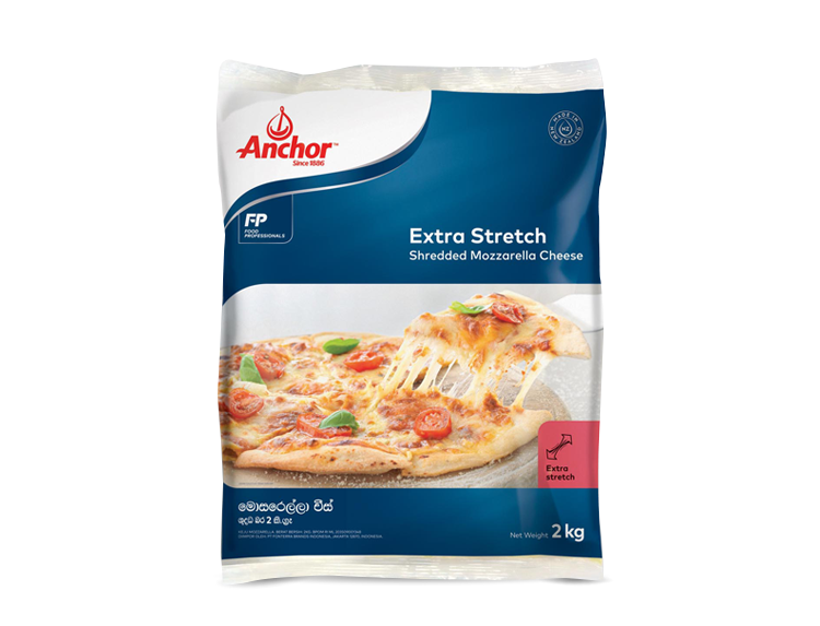 Anchor Shredded Mozarella 6 x 2 kg
