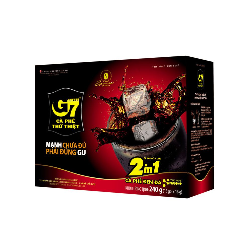 Cà Phê G7 2In1 - Hộp 15 Gói 16Gr