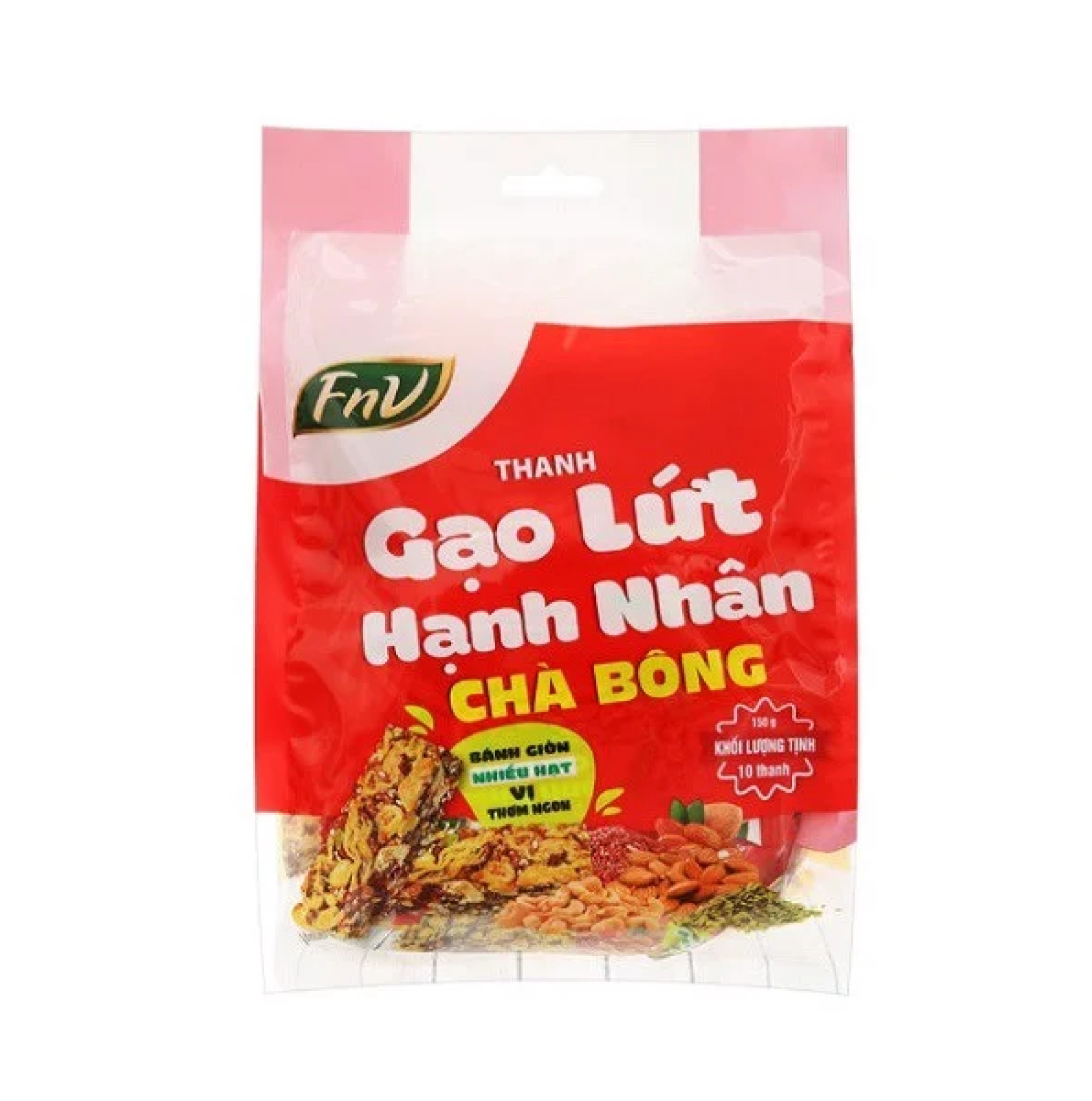 Thanh Gạo Lứt Hạnh Nhân Chà Bông 150g/Gói