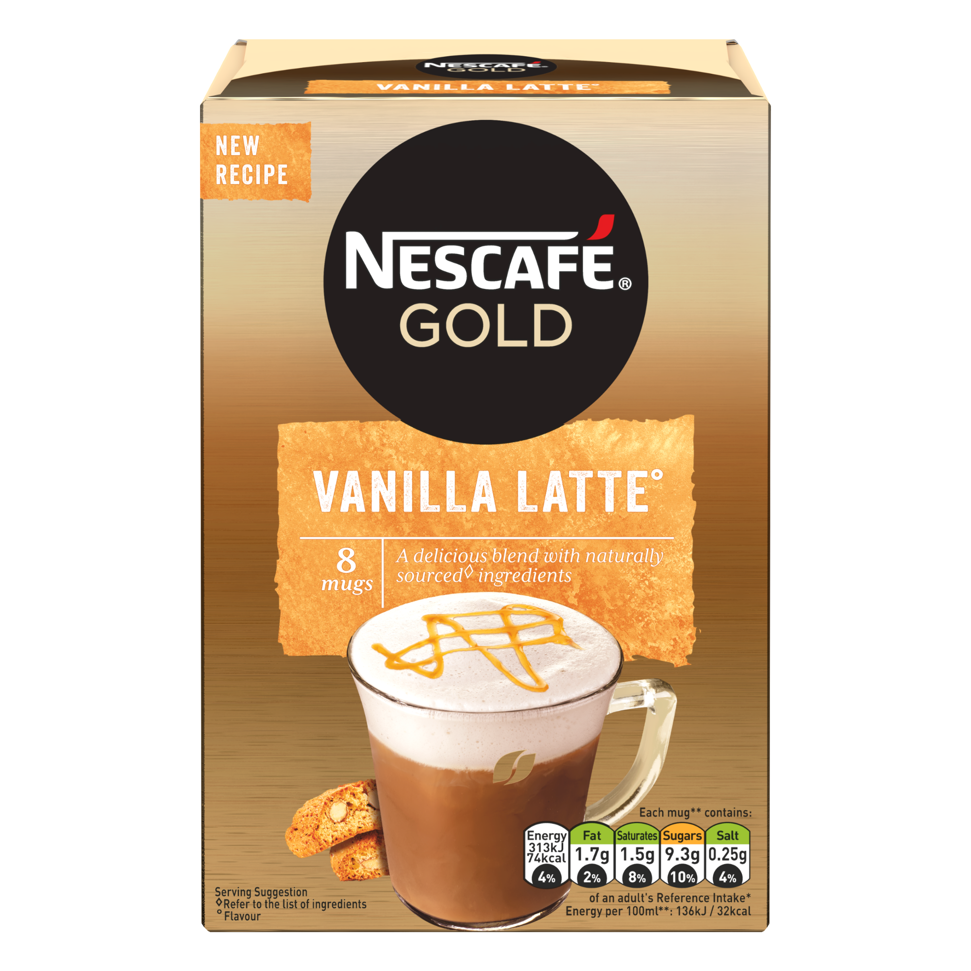 NESCAFÉ GOLD VANILLE LATTE 148g