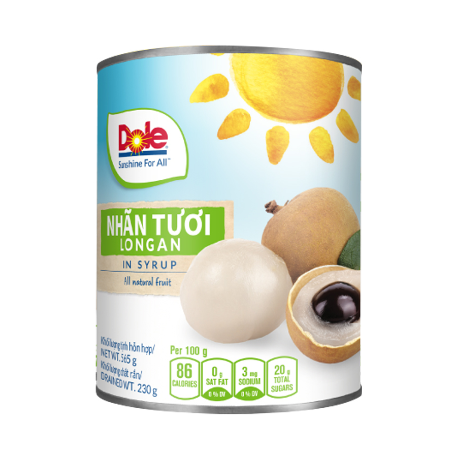 Nhãn tươi Dole 24x565g