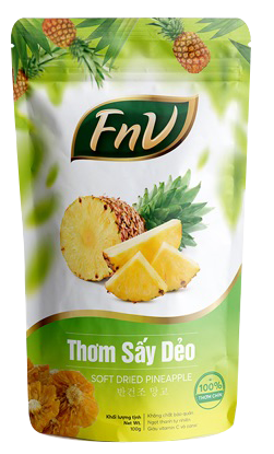 Thơm Sấy Dẻo FNV 100g / Túi