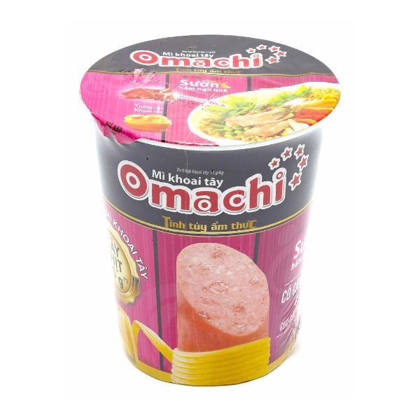 Mì khoai tây Omachi sườn hầm ngũ quả hộp 113g